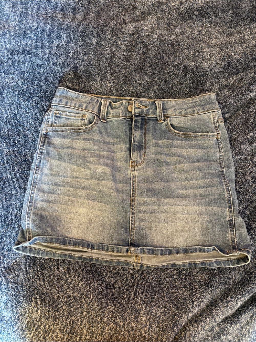 SO Light Blue Denim Skirt